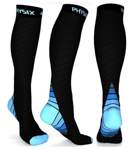 Physix Gear Sport Compression Socks for Men & Women