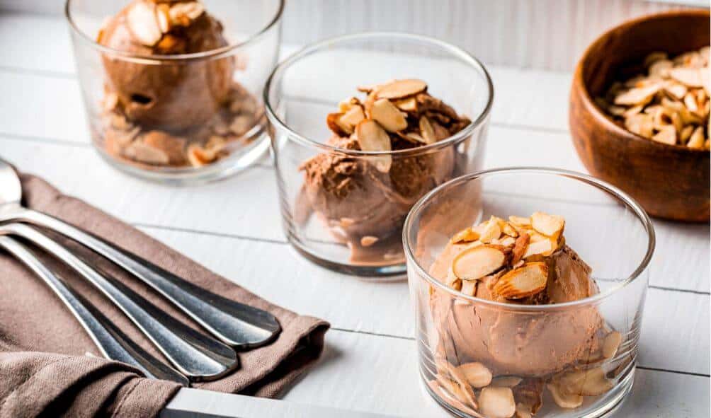 Dark Chocolate Almond Nice Cream Healthy